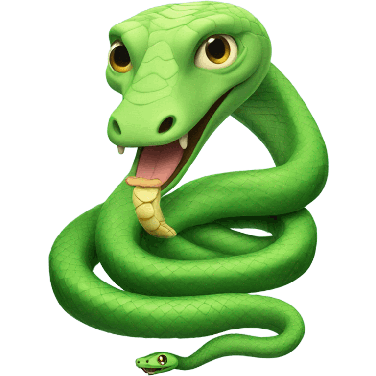 Zuckerberg as a snake emoji