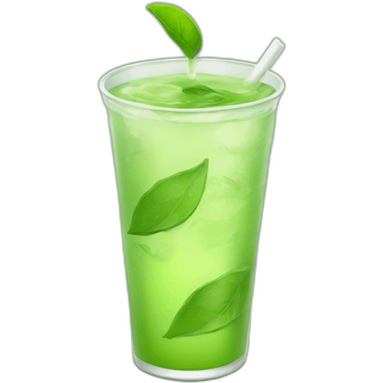 light green tea drink emoji