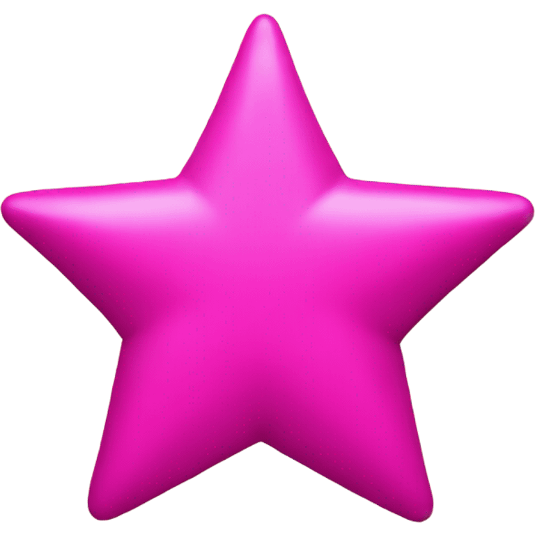 Hot pink star emoji