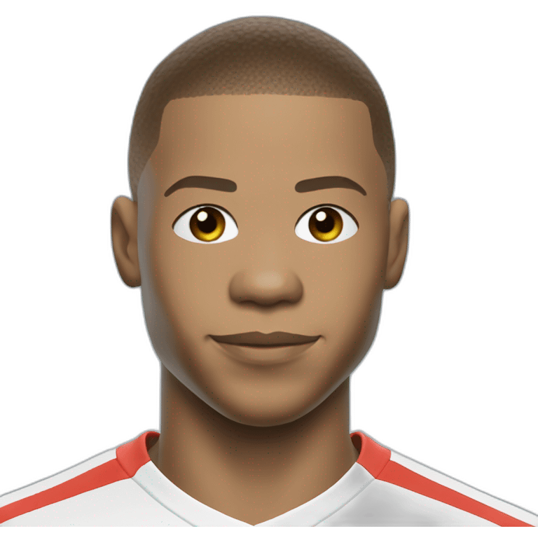 mbappe avec un ballon emoji