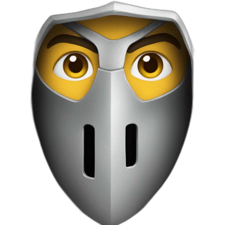 medieval assassin, face hidden emoji