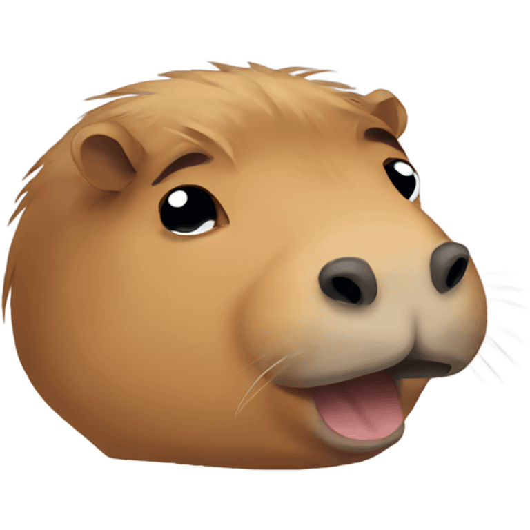 Capybara crying emoji