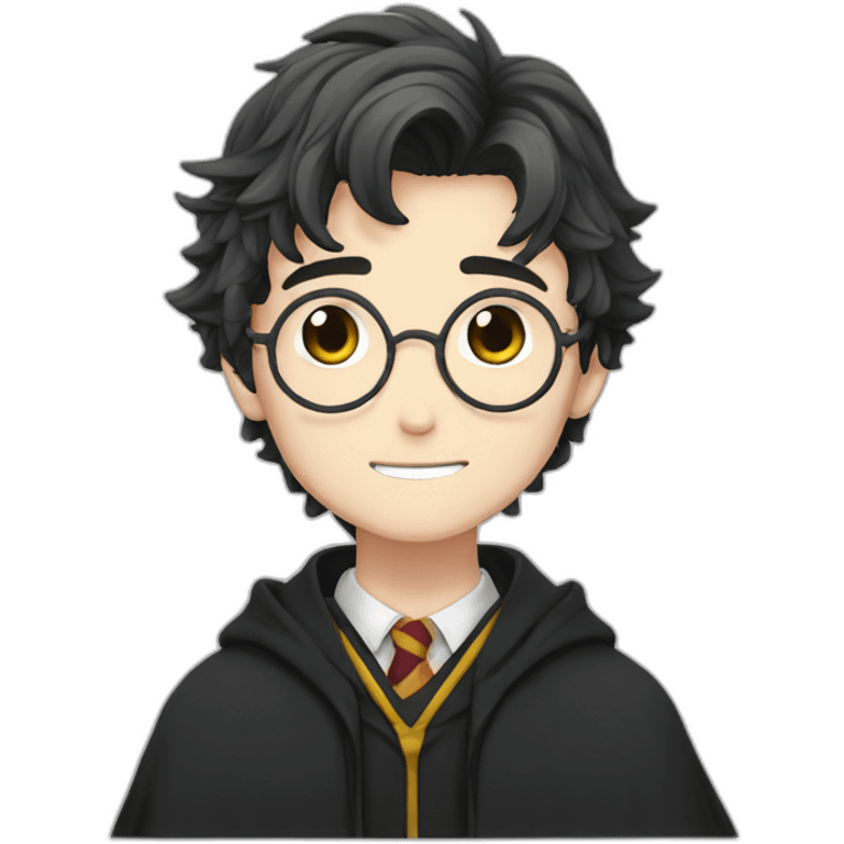 Harry potter in anime style emoji