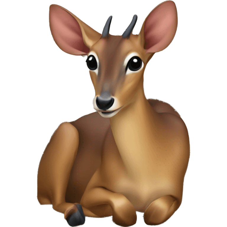 Southern red muntjac emoji