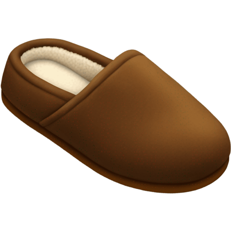 brown house slippers emoji