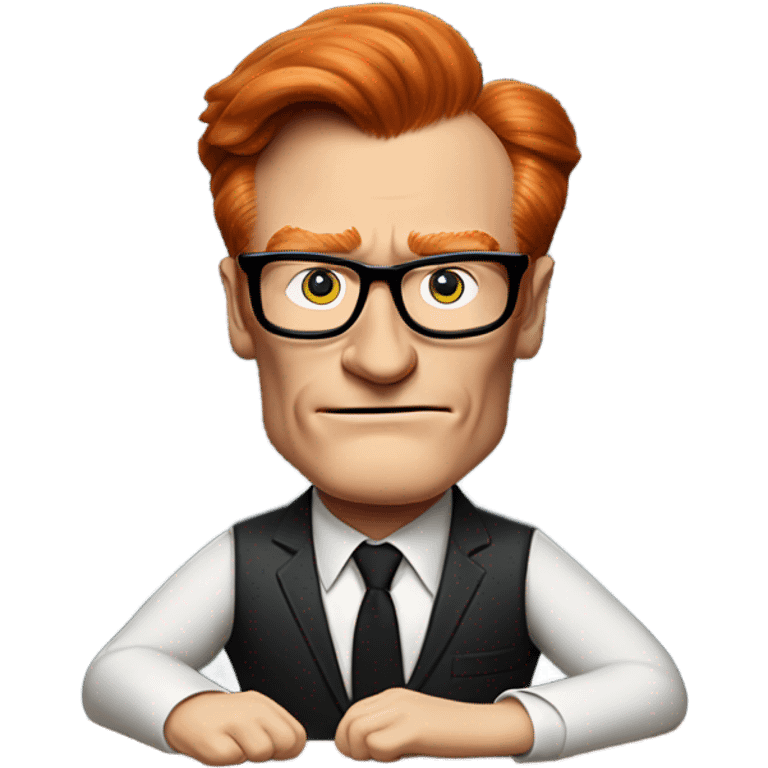 Conan O’Brien playing checkers emoji