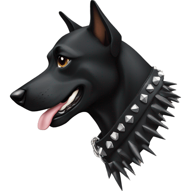 Black spiked dog collar emoji