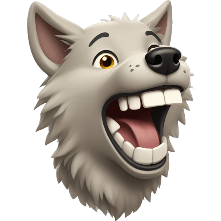 Toto Wolf laughing emoji