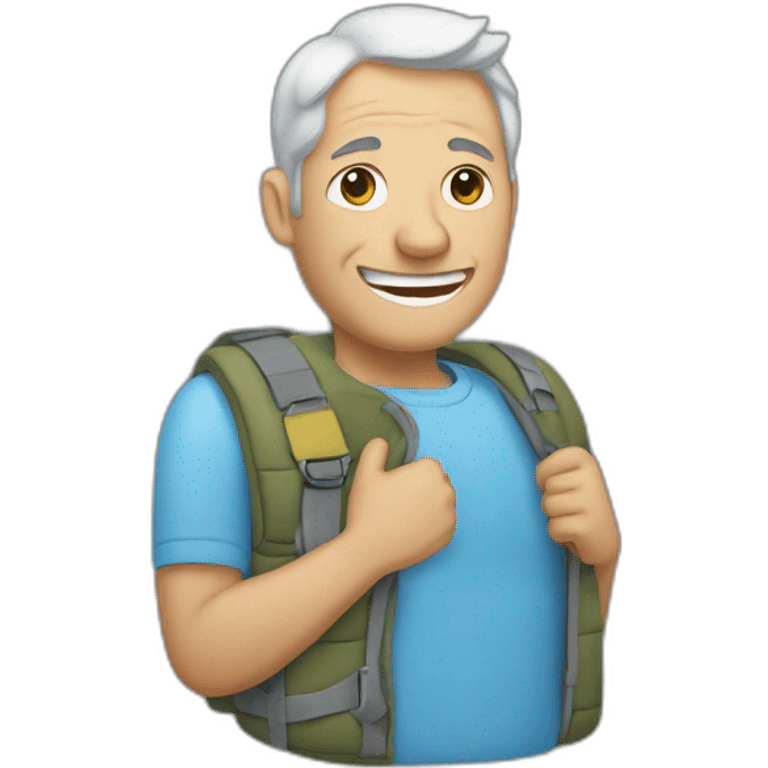 un homme qui pleure mes cache un sourire dérière sa main emoji