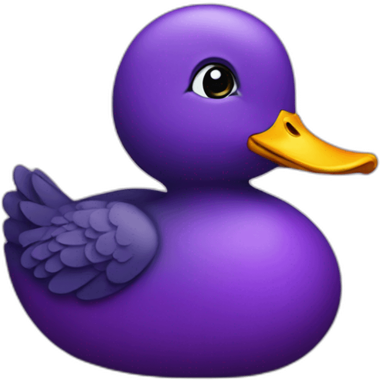 purple duck emoji