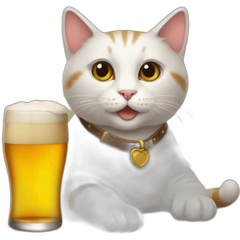 Cat-with-beer emoji