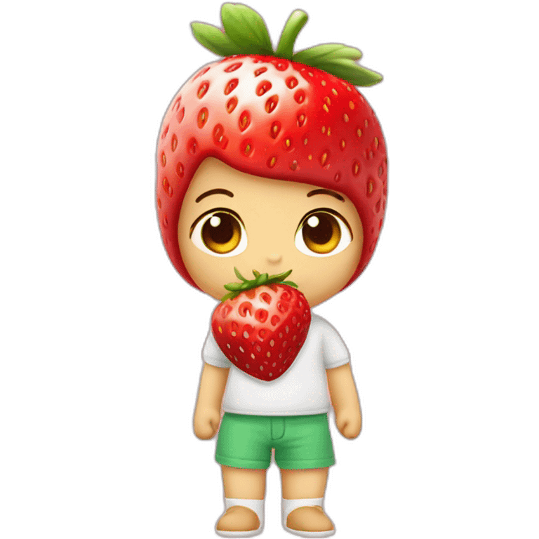 Sonny angel strawberry emoji