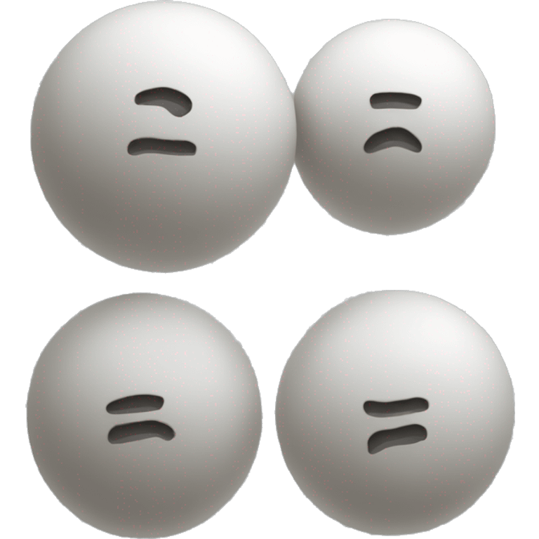 two balls and a cylinder on top emoji