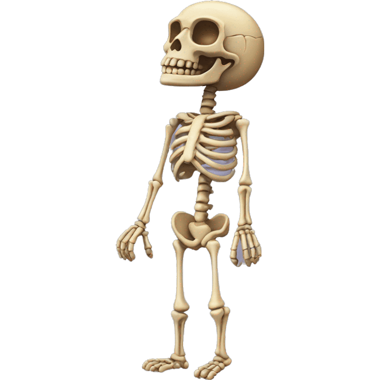 Skeleton with W emoji