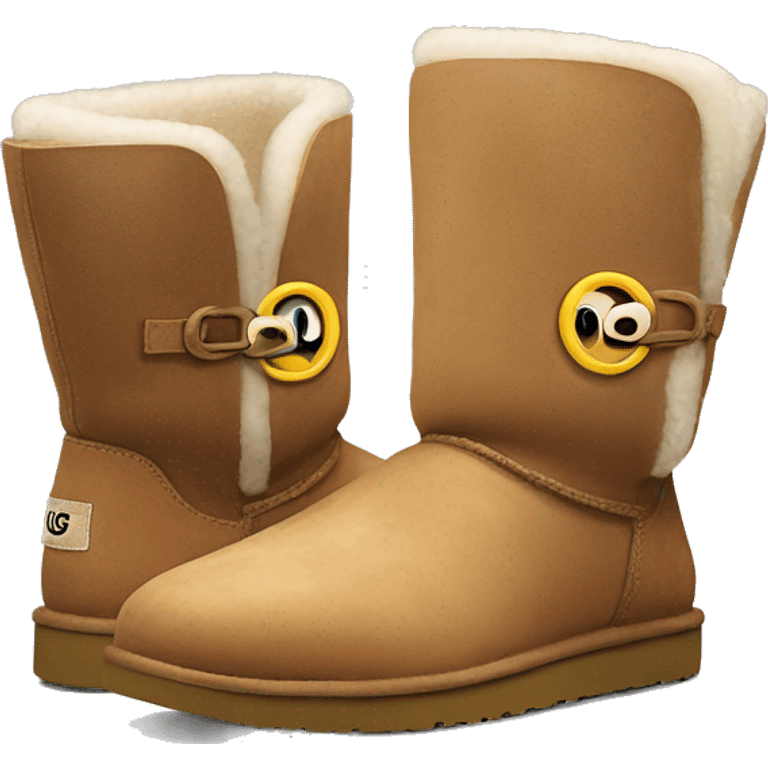 platform ugg boots emoji