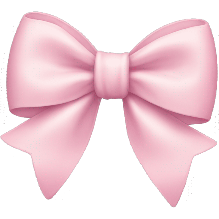 Light pink bow emoji