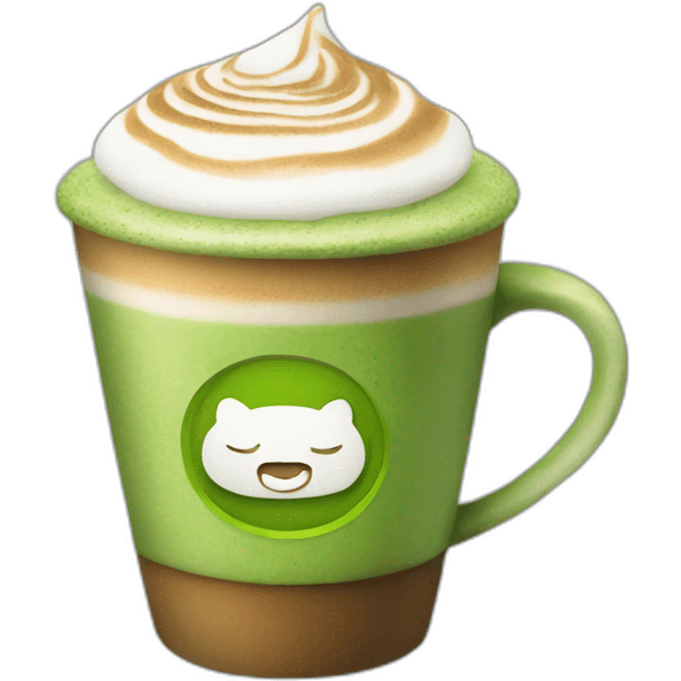 matcha capuccino latte emoji