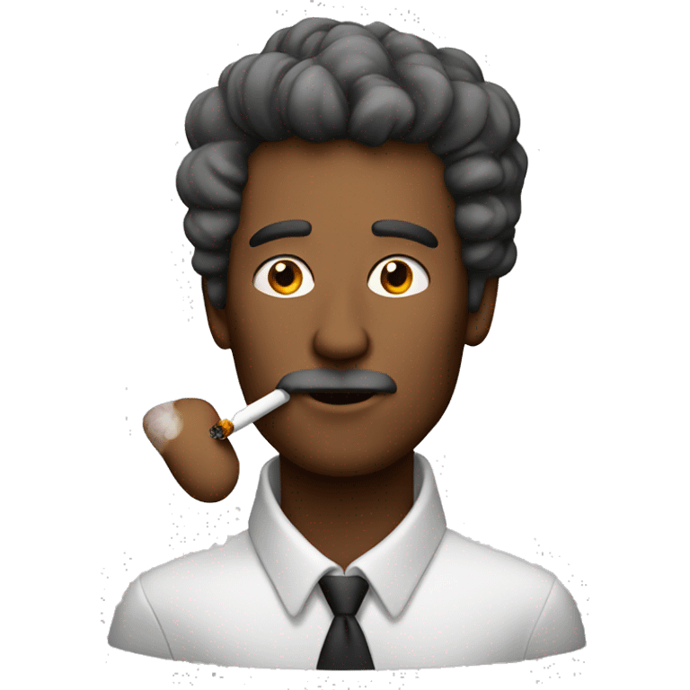 Man smoking emoji