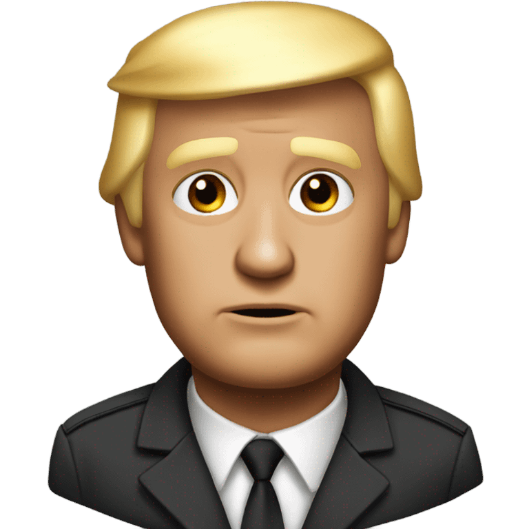 super realistic Donald Trump in prison uniform emoji