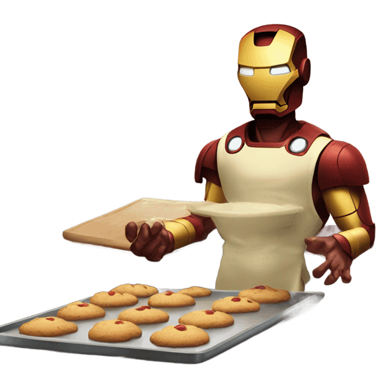 Iron-Man Baking emoji