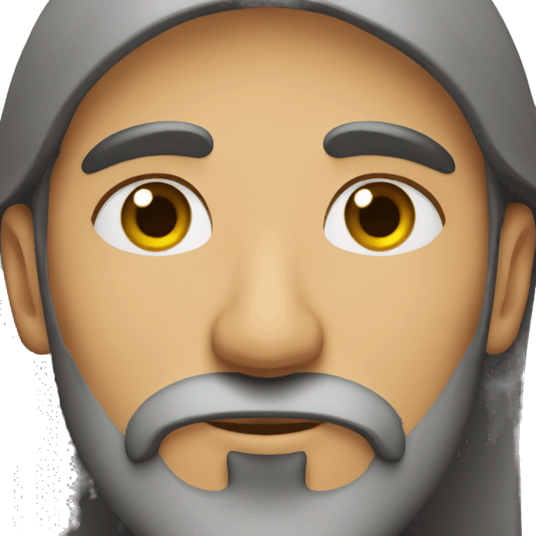 an arab man with a mid beard emoji