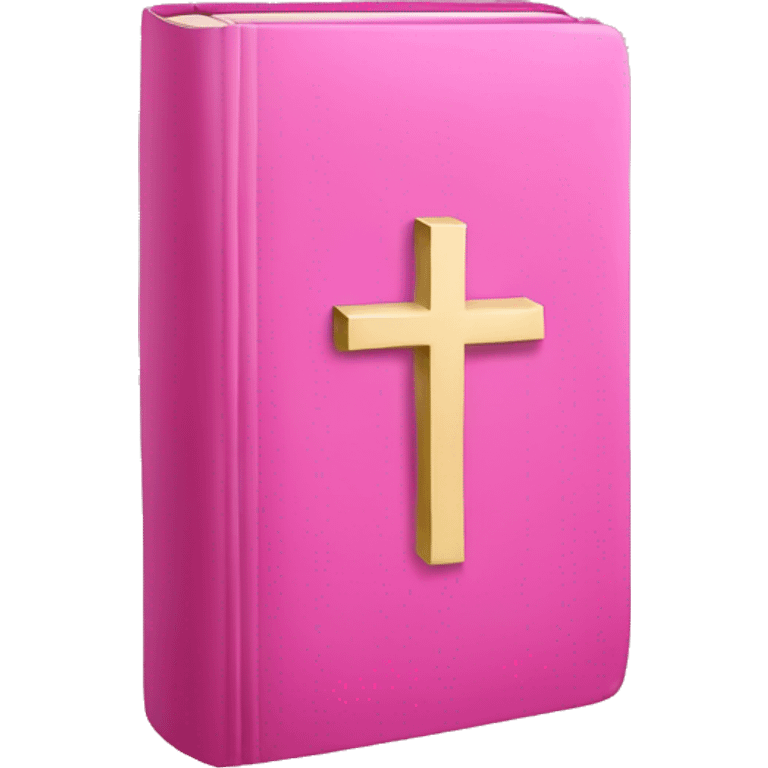 Pink bible emoji