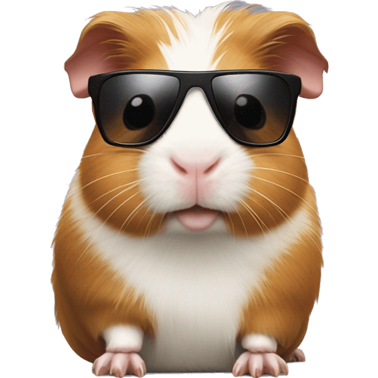 Guinea Pig wearing sunglasses  emoji