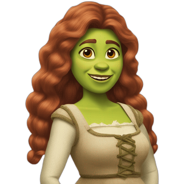 Shrek barby emoji