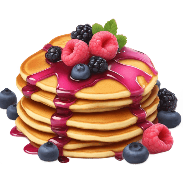 Pink pancakes emoji