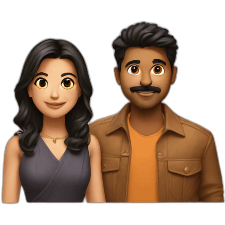 Vijay and Samantha emoji