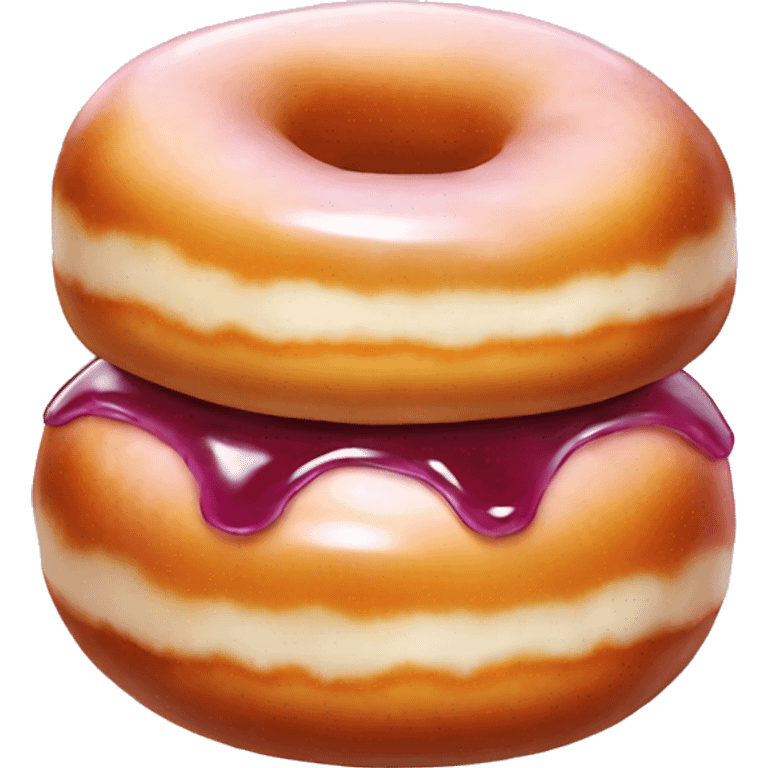 jelly filled donut  emoji