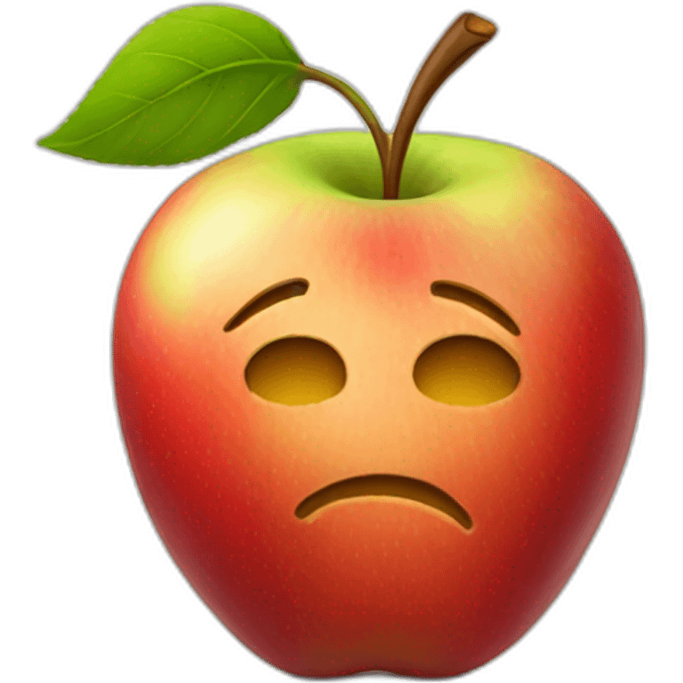 apple with grades emoji