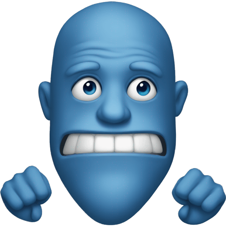 Blue drump emoji