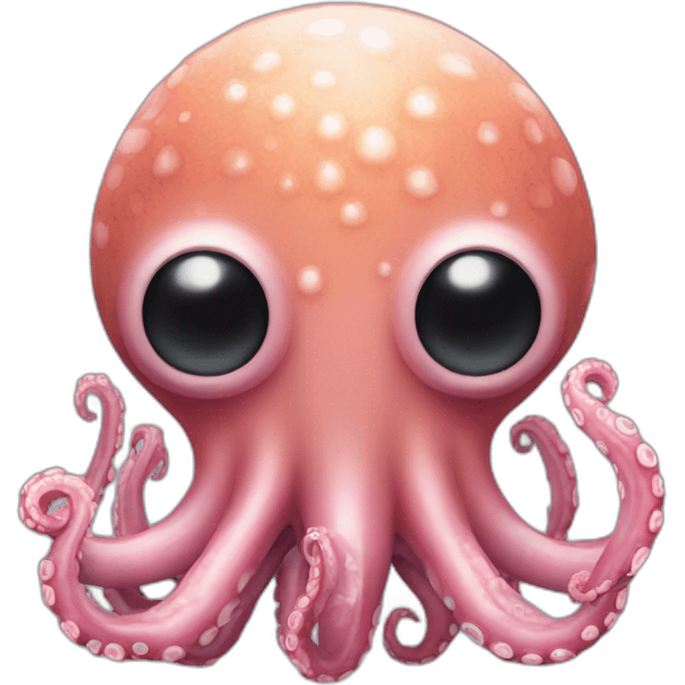 Pulpo con escafandra espacial emoji