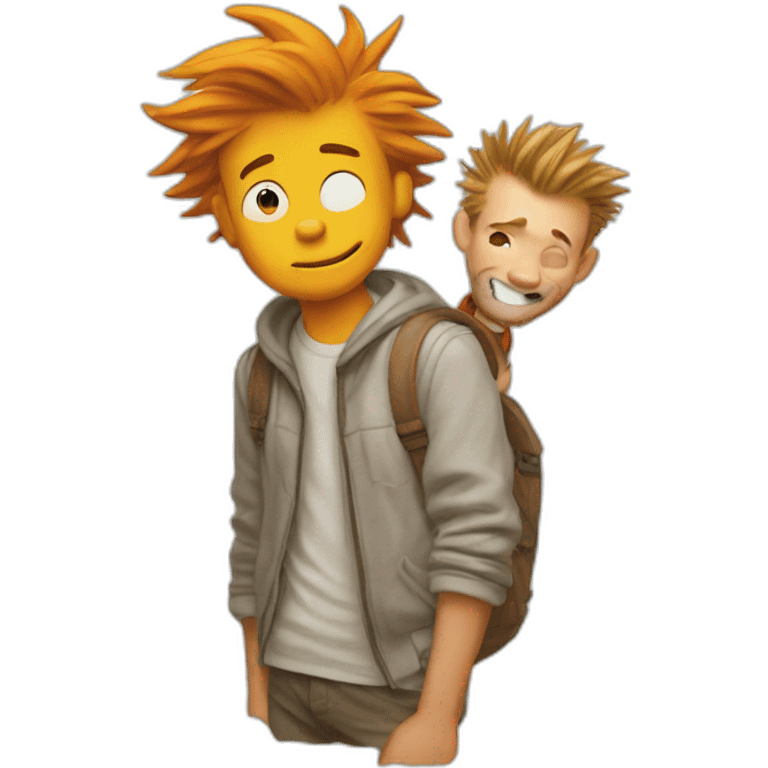 calvin and hobbes emoji