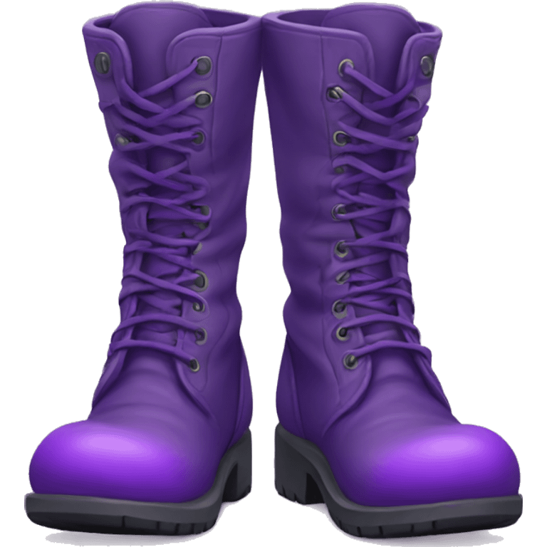 purple boots emoji