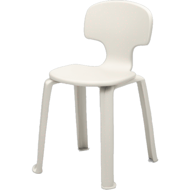 monobloc plastc chair emoji