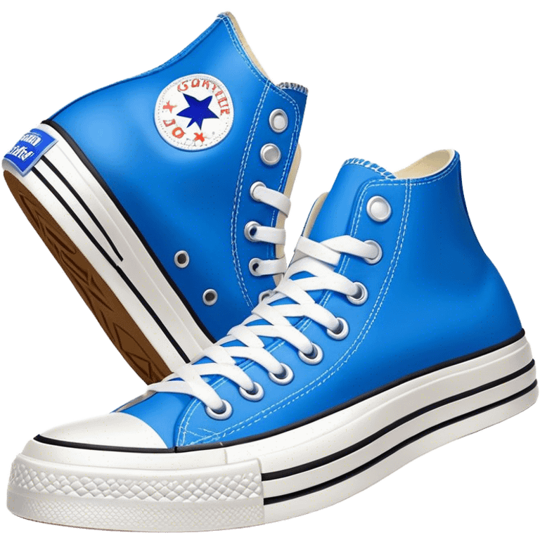 Blue low converse emoji