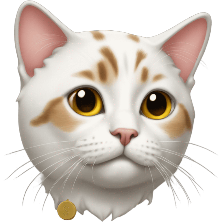 A cat with $1 million emoji