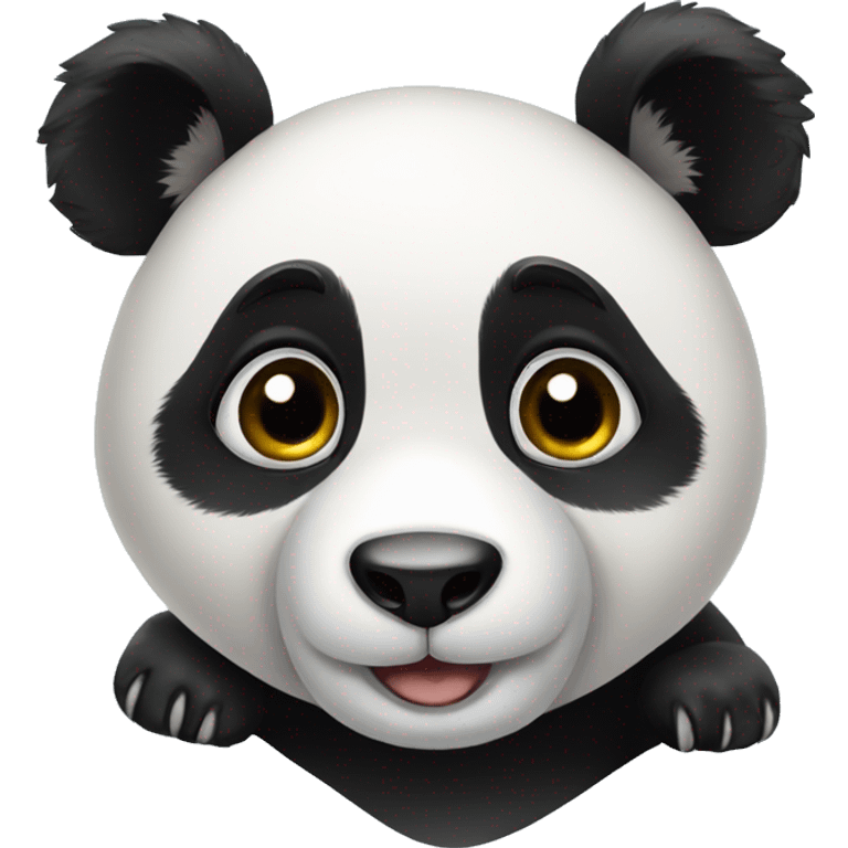 Panda qui envoi des bisous emoji