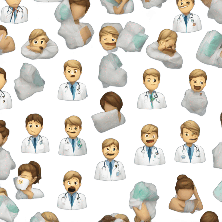 medical sick leave emoji