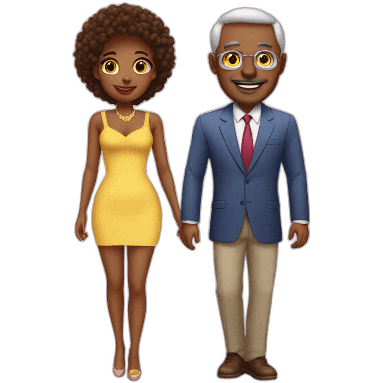 sugar daddy with sugar babies emoji