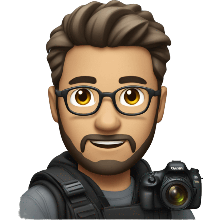 Guy with Canon Eos SL3 Camera emoji