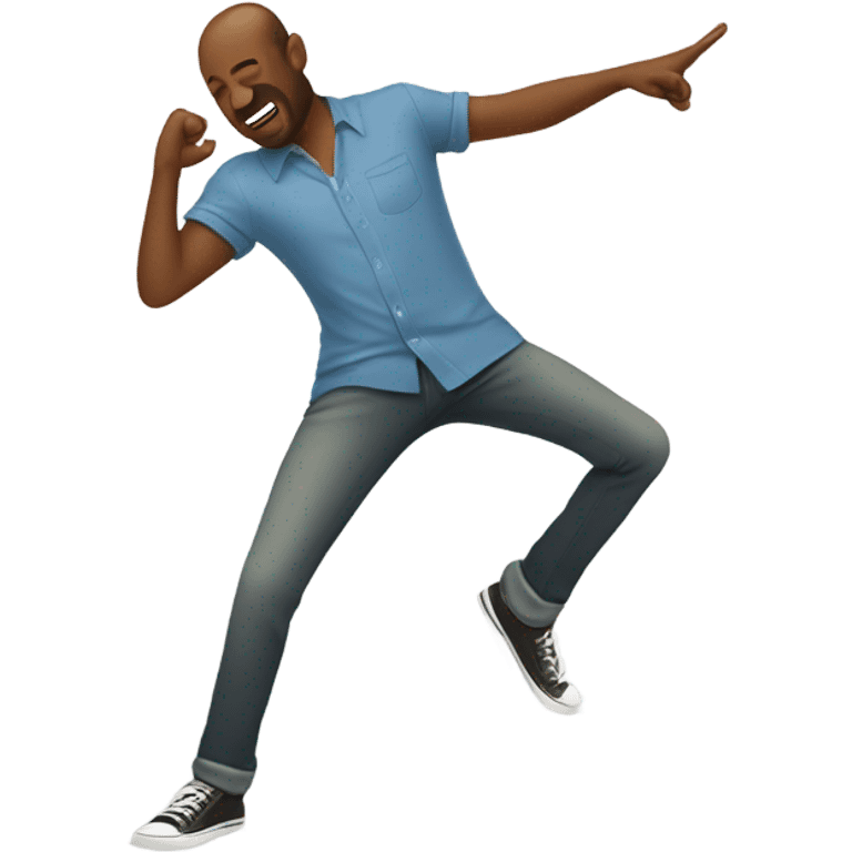 Chill guy dabbing emoji