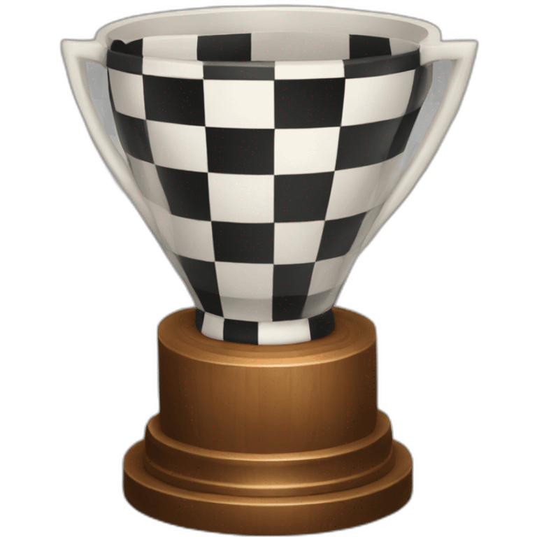 checkers trophy emoji