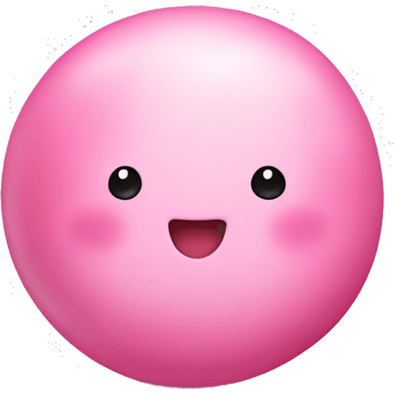 Pink mochi  emoji