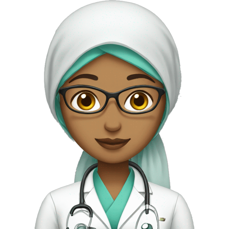 Hijab doctor emoji