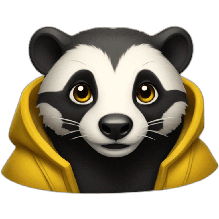 hufflepuff badger emoji