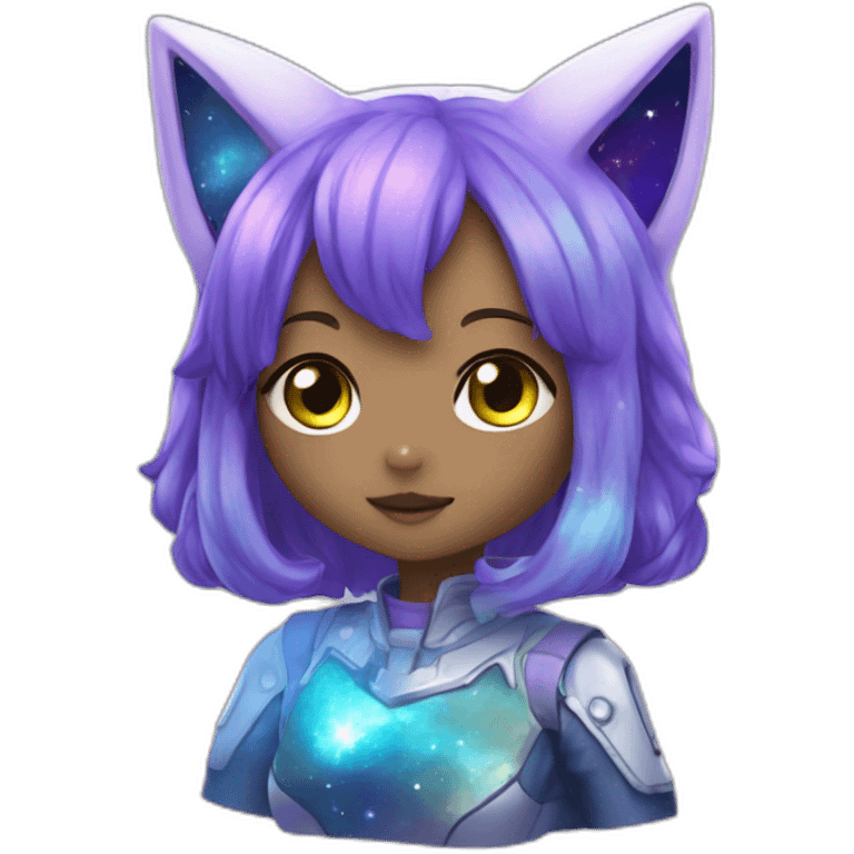 galaxy neko girl emoji