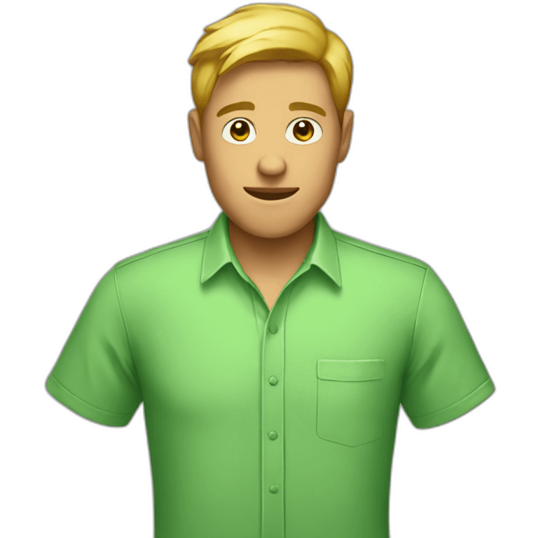 green shirt emoji